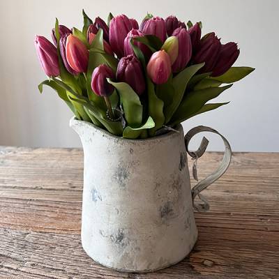 Strauß Kunsttulpen lila hell | Mooie Tijd